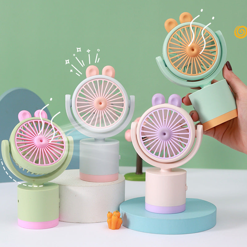 Ladies Portable Hand Fan with Playful Design 
Maetiva
