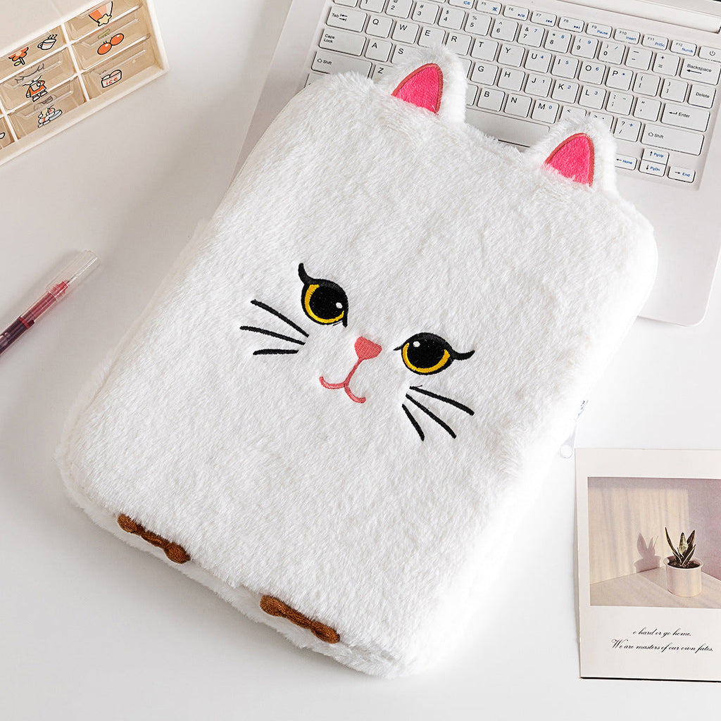 Plush Cat-Themed Pencil Case 
Maetiva