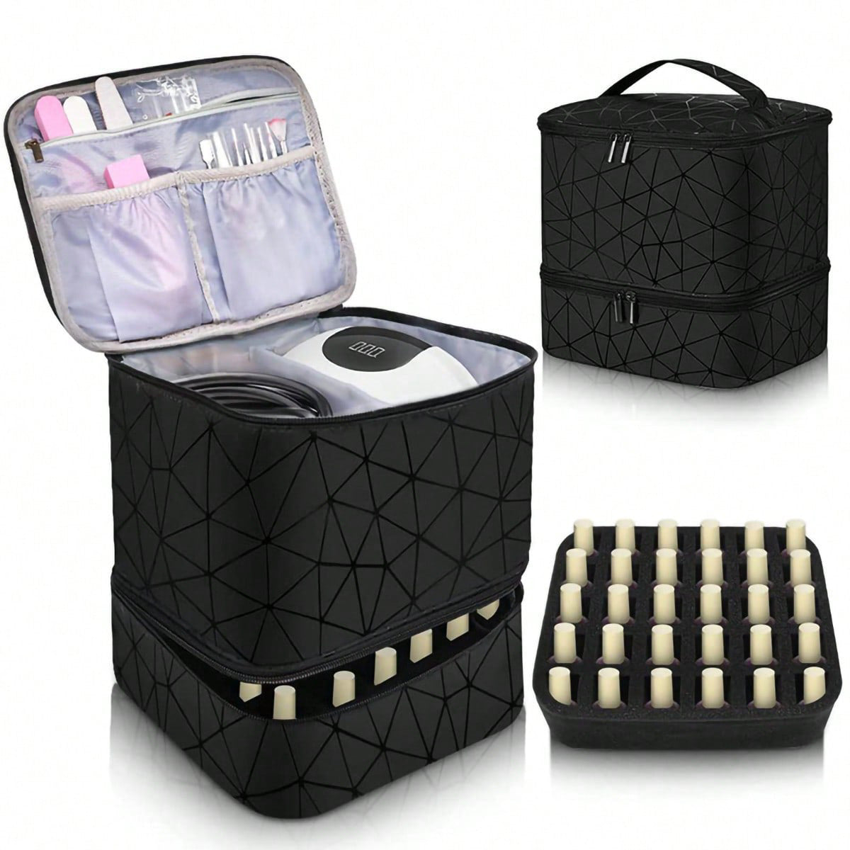 Cosmetic Organizer Bag with Dual Design and Sturdy Interior Lining 
Maetiva