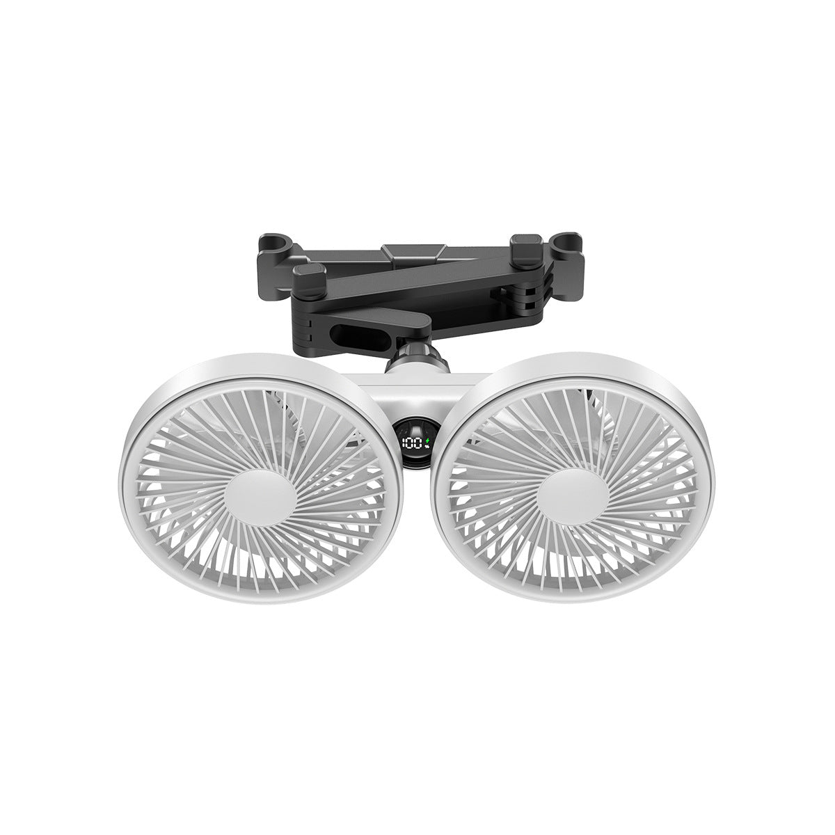 Dual-Head Adjustable Ceiling Fan