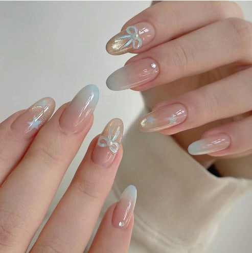 Ombre Glossy Press-On Nail Extensions 
Maetiva