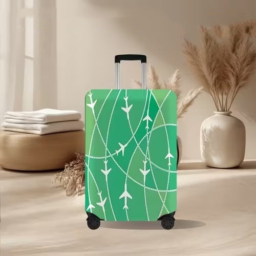 Unisex nan elastic suitcase cover with volcanic lava marble design, stretch protective cover for trolley 
Maetiva