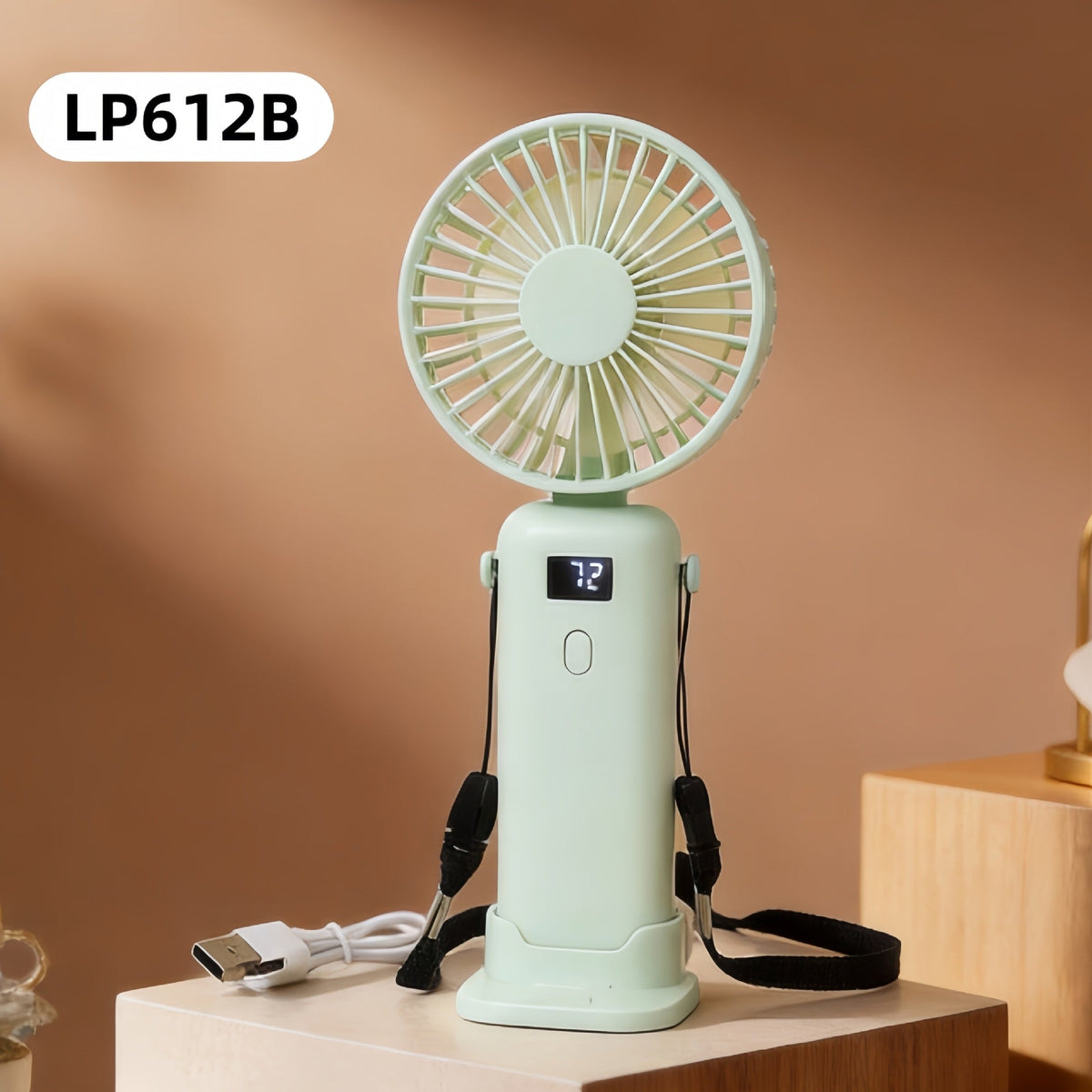Ladies portable handheld fan with innovative spray function and USB charging port 
Maetiva