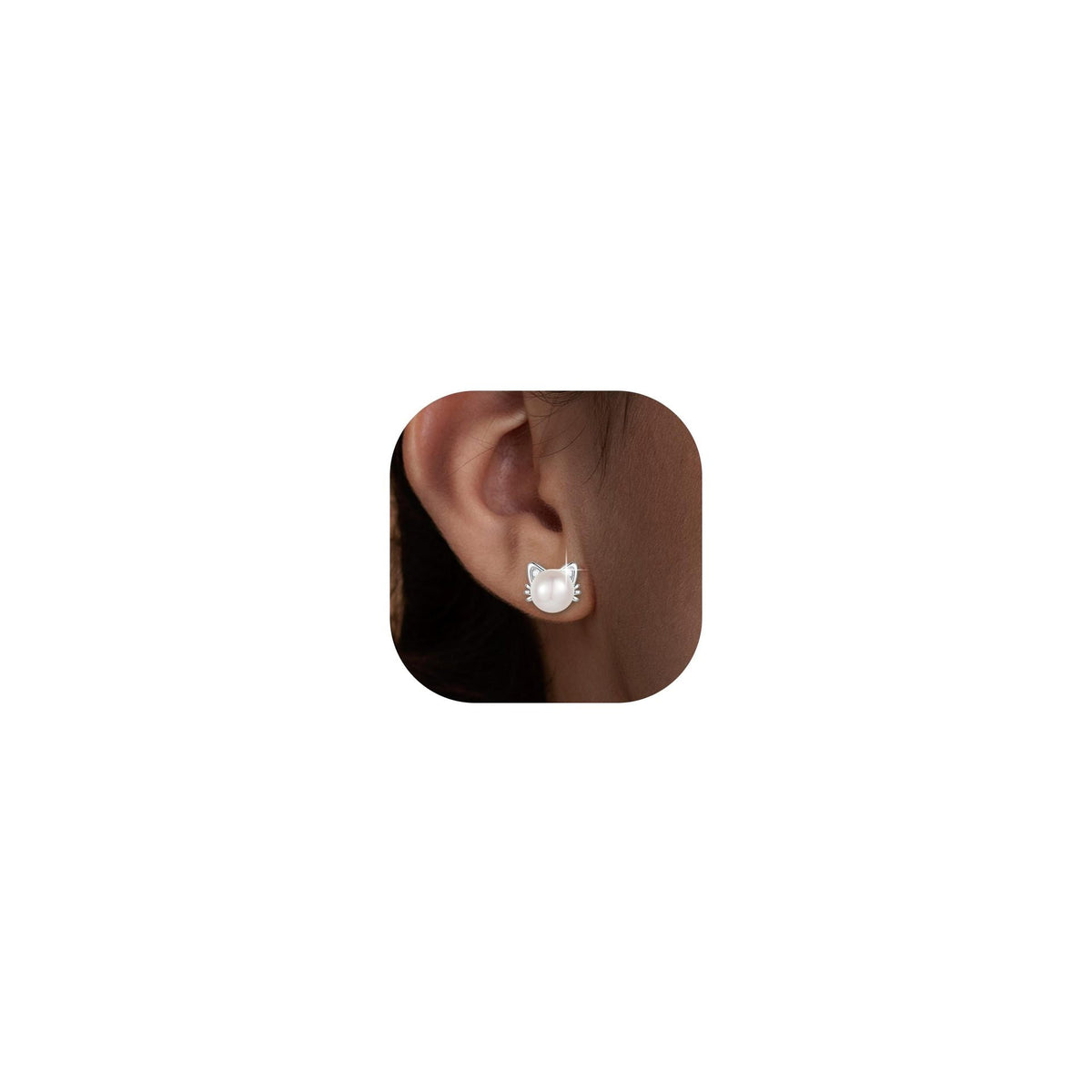 Playful Cat Dangle Earrings 
Maetiva