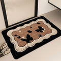 Decorative Butterfly-Themed Bath Mat 
Maetiva