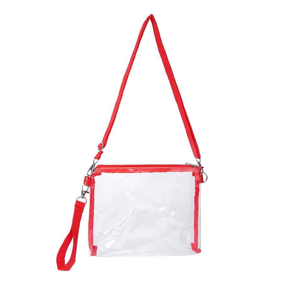 Transparent shoulder bag with adjustable shoulder strap 
Maetiva