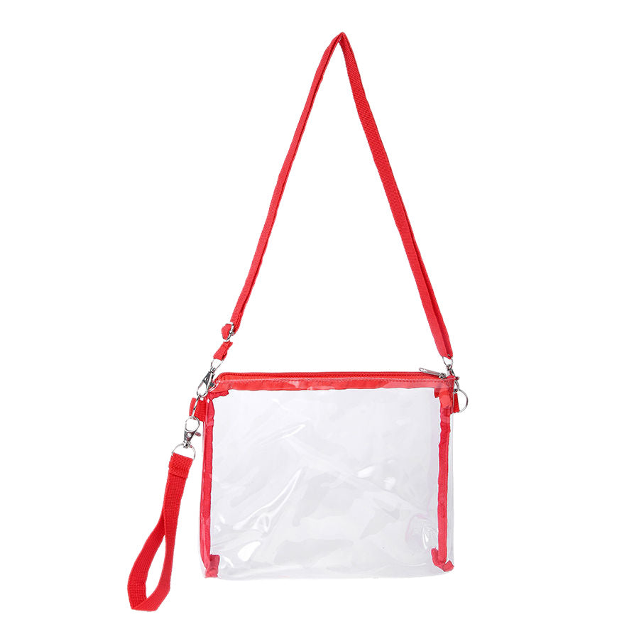 Transparent shoulder bag with adjustable shoulder strap 
Maetiva