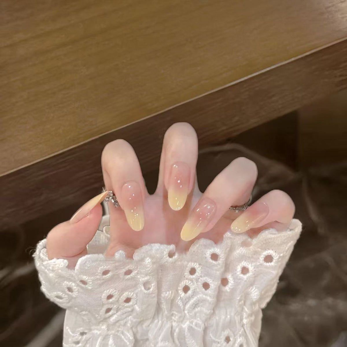 Ombre Glossy Press-On Nail Extensions 
Maetiva