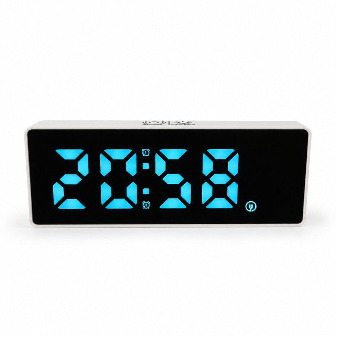 Digital Night Light Alarm Clock with Large LED Display 
Maetiva