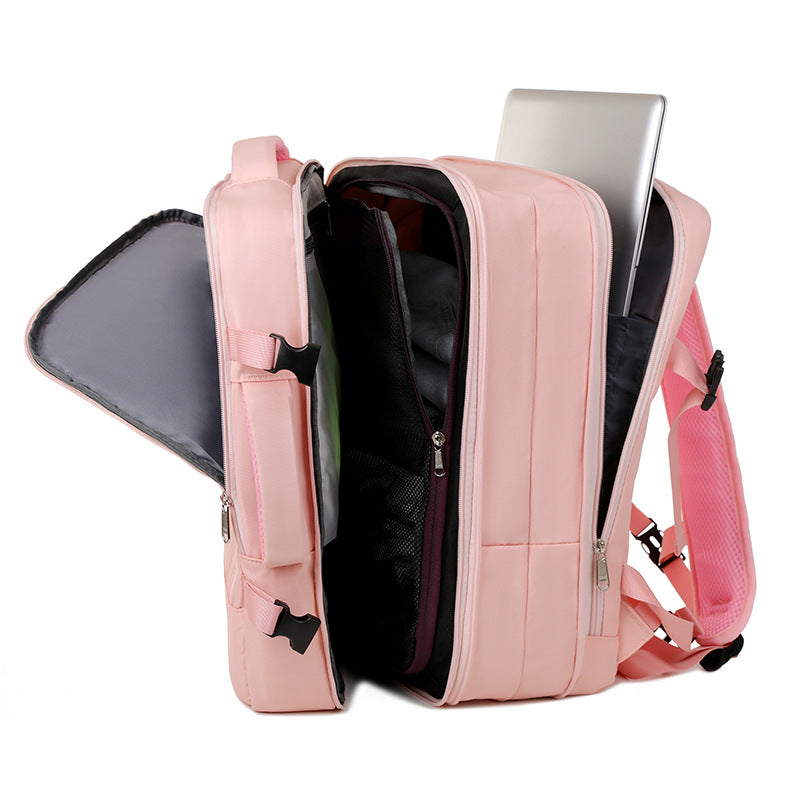 Multifunctional backpack with  80-degree opening and intelligent compartment system 
Maetiva