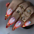 Glittering Stiletto Artificial Nails 
Maetiva