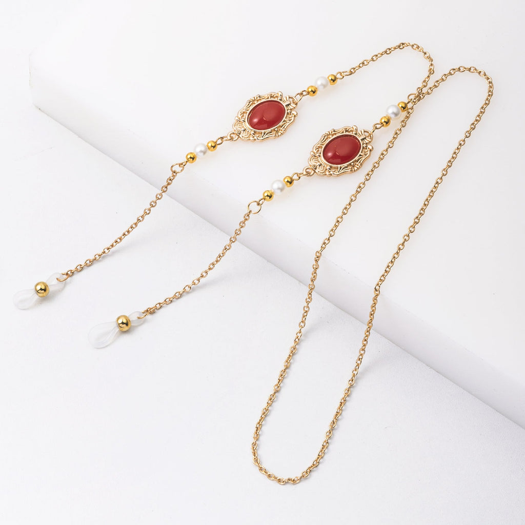 Elegant Beaded Eyewear Chain 
Maetiva