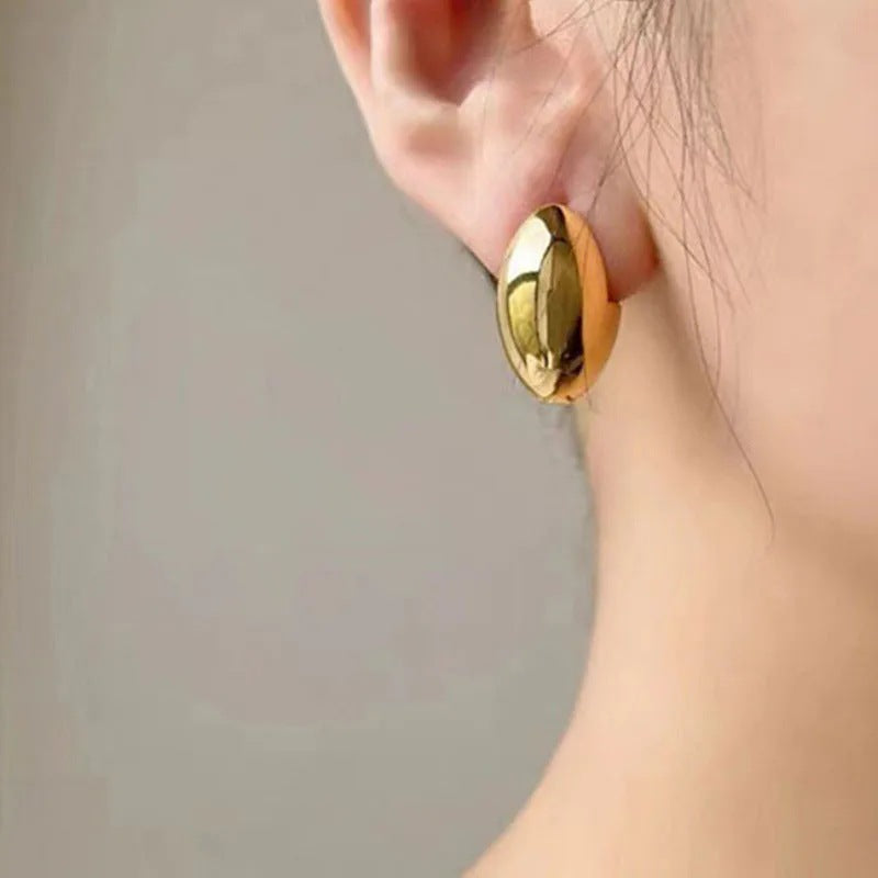 Stylish stainless steel stud earrings 
Maetiva