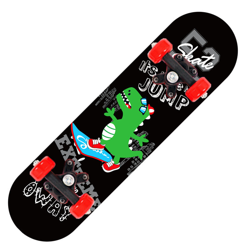 Stunt Skateboard with Anti-Slip Deck and Smooth Wheels