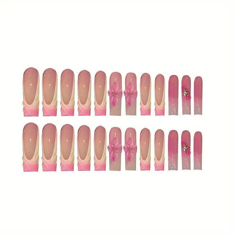 Floral Accent Nail Art Extensions 
Maetiva