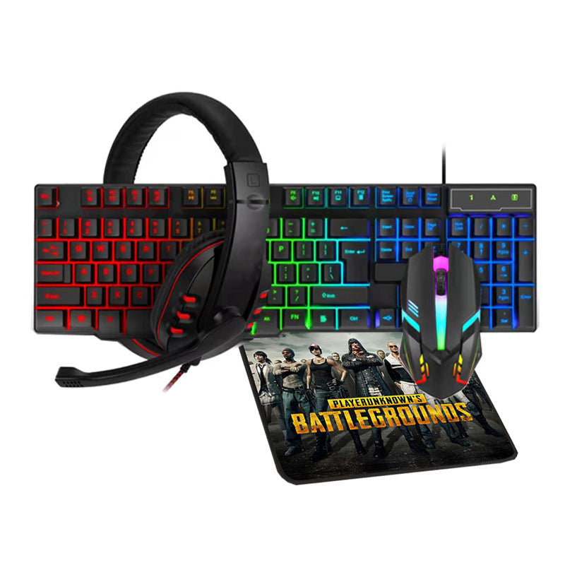 Gaming Headset, Keyboard, Mouse and Mouse Pad Set 
Maetiva