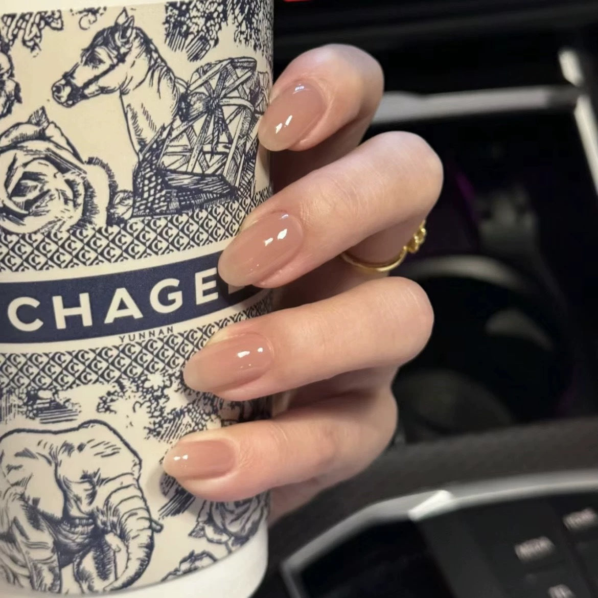 Ombre Glossy Press-On Nail Extensions 
Maetiva