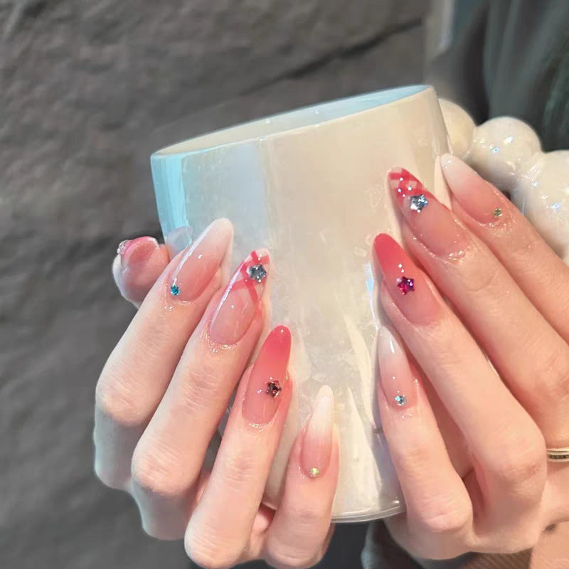 Ombre Glossy Press-On Nail Extensions 
Maetiva