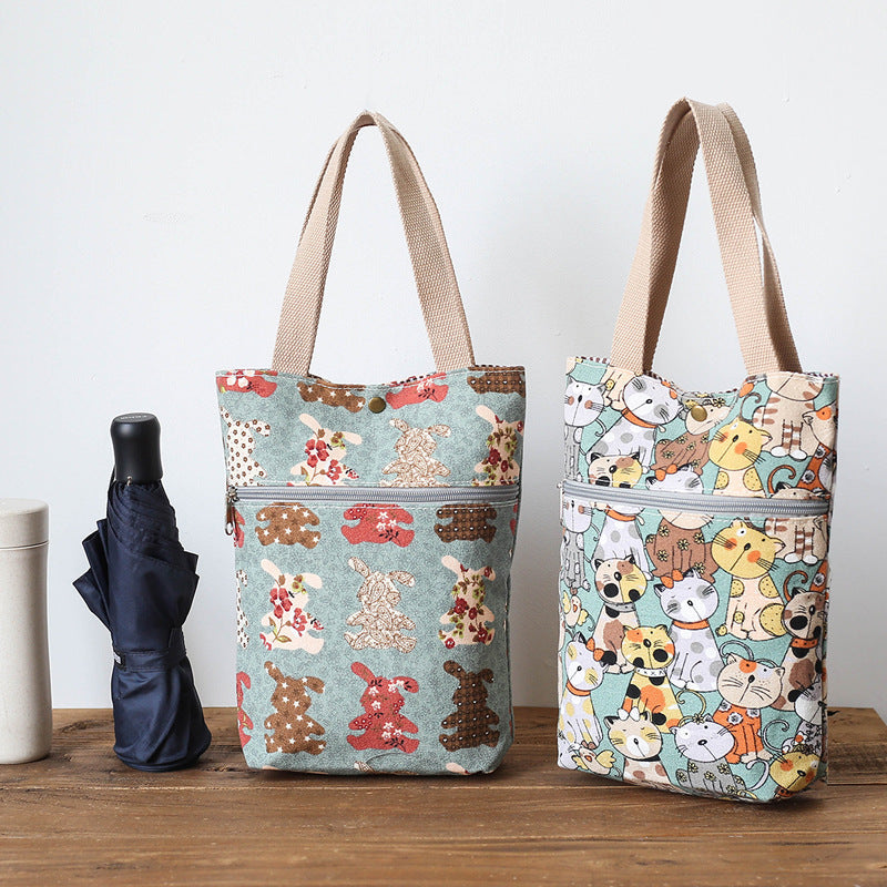 Stylish Cat-Themed Tote Bag 
Maetiva