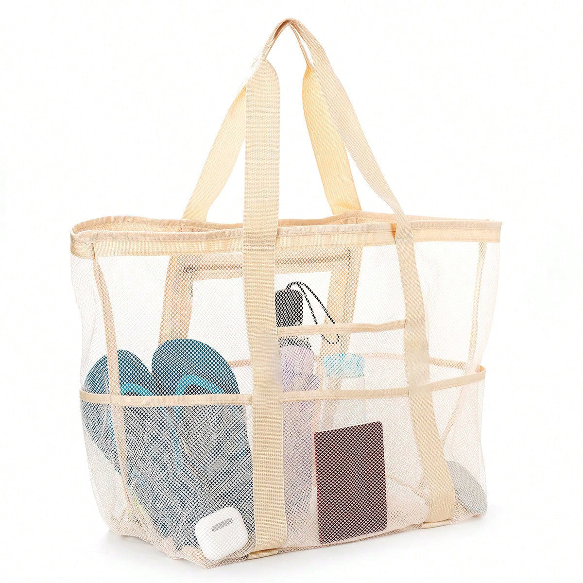 Large Beach Bag Made of Breathable Mesh Material 
Maetiva