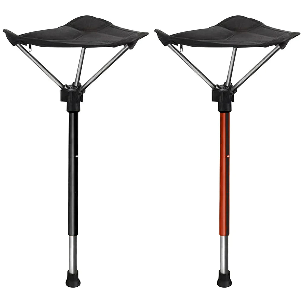 Maetiva | Adjustable Aluminum Alloy Folding Camping Stool 125kg Load Bearing for Hiking Travel