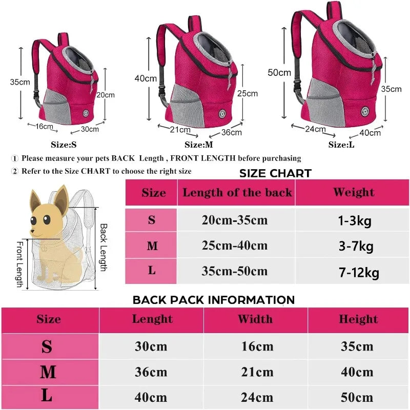 New Breathable  Dog Pack for Small Breeds