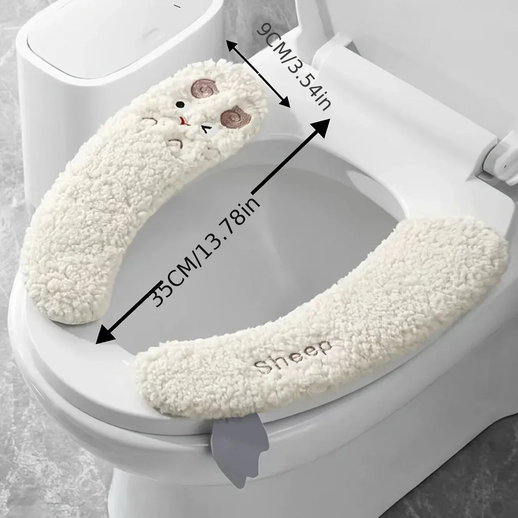 Cozy Plush Warm Toilet Seat Cover