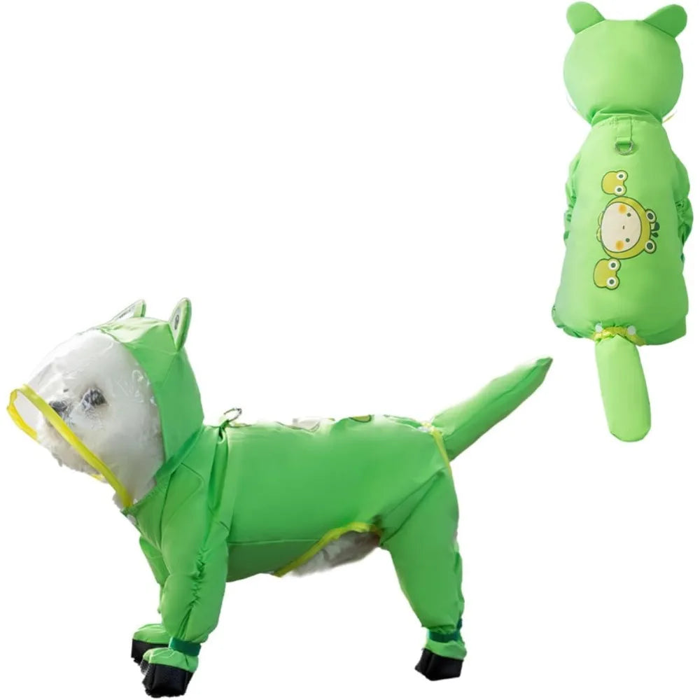 Full-Body Waterproof Dog Raincoat