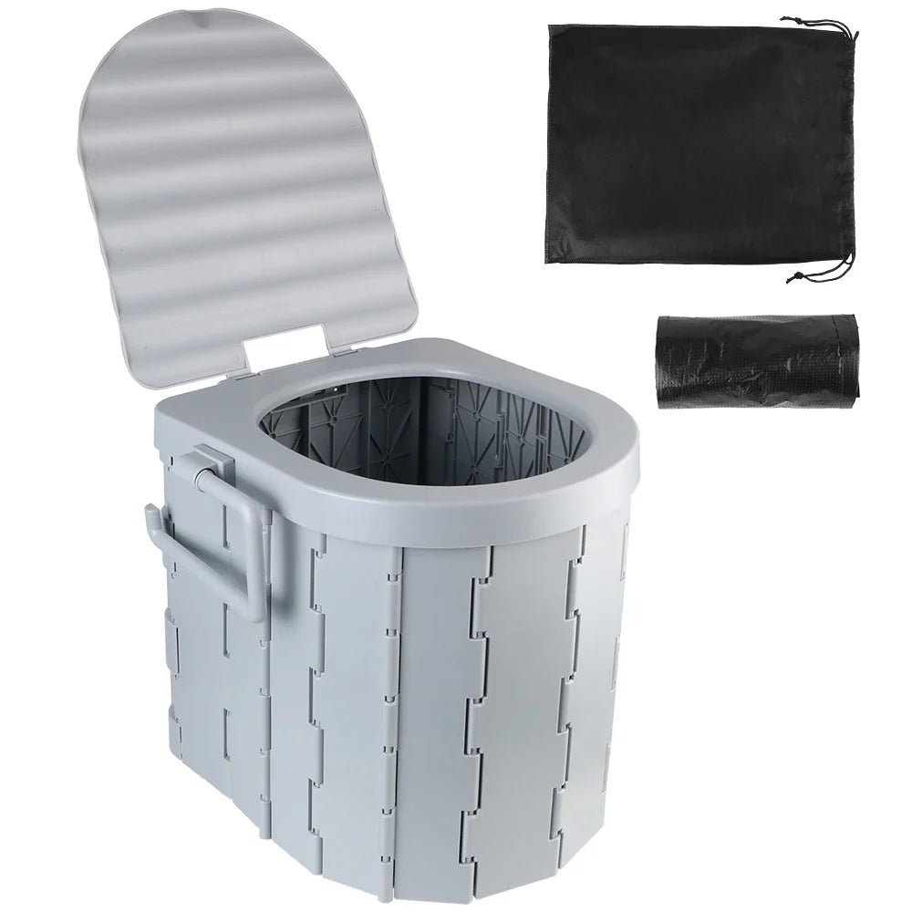 Lightweight Camping & Emergency Travel Toilet with Storage Bag