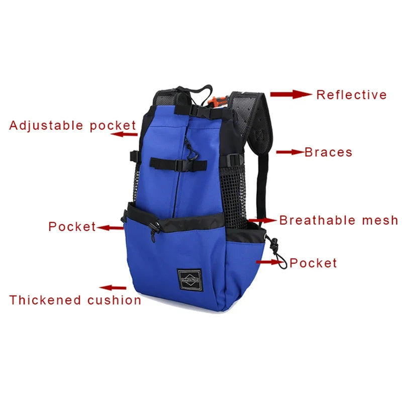 Breathable Pet Travel Bag for Small to Medium Dogs