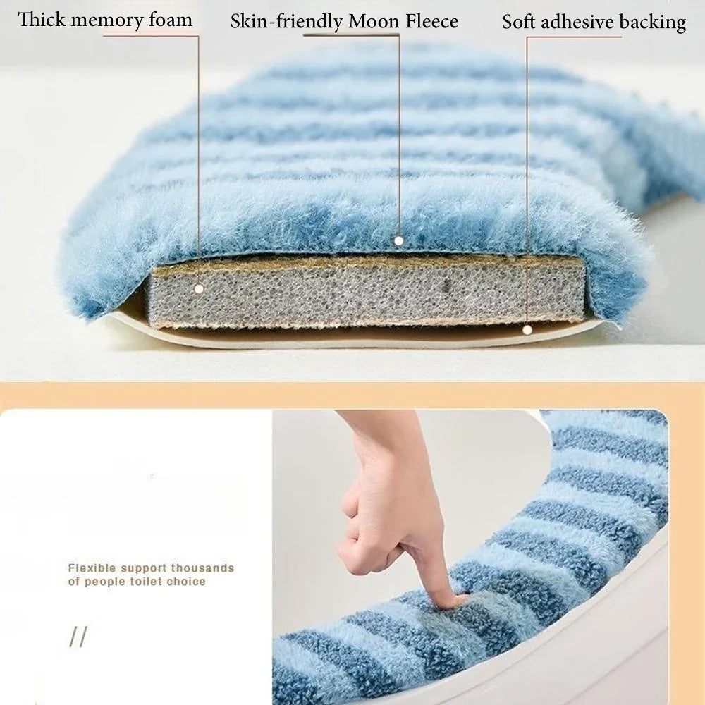 Warm Seat Deluxe Toilet Seat Cover Pad