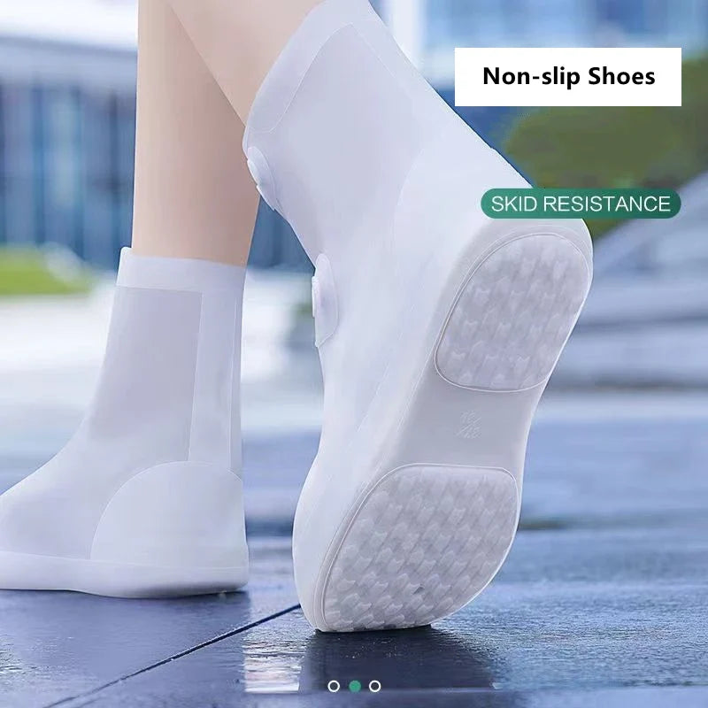 High-Top Waterproof Rain Boot Covers