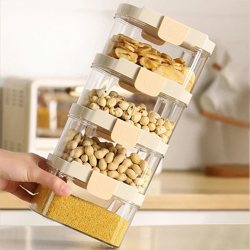 Stackable Transparent Snap-Lock Storage Box