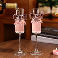 Pink Bow Cute Glass