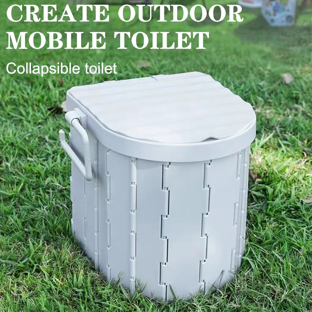 Lightweight Camping & Emergency Travel Toilet with Storage Bag
