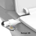 Non-Electric Bidet Toilet Attachment – Dual Nozzle, Adjustable Water Pressure