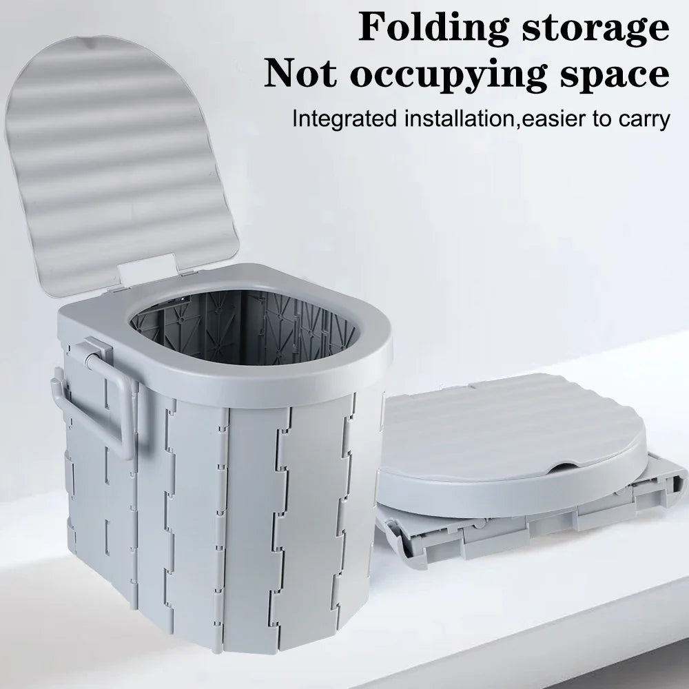 Lightweight Camping & Emergency Travel Toilet with Storage Bag