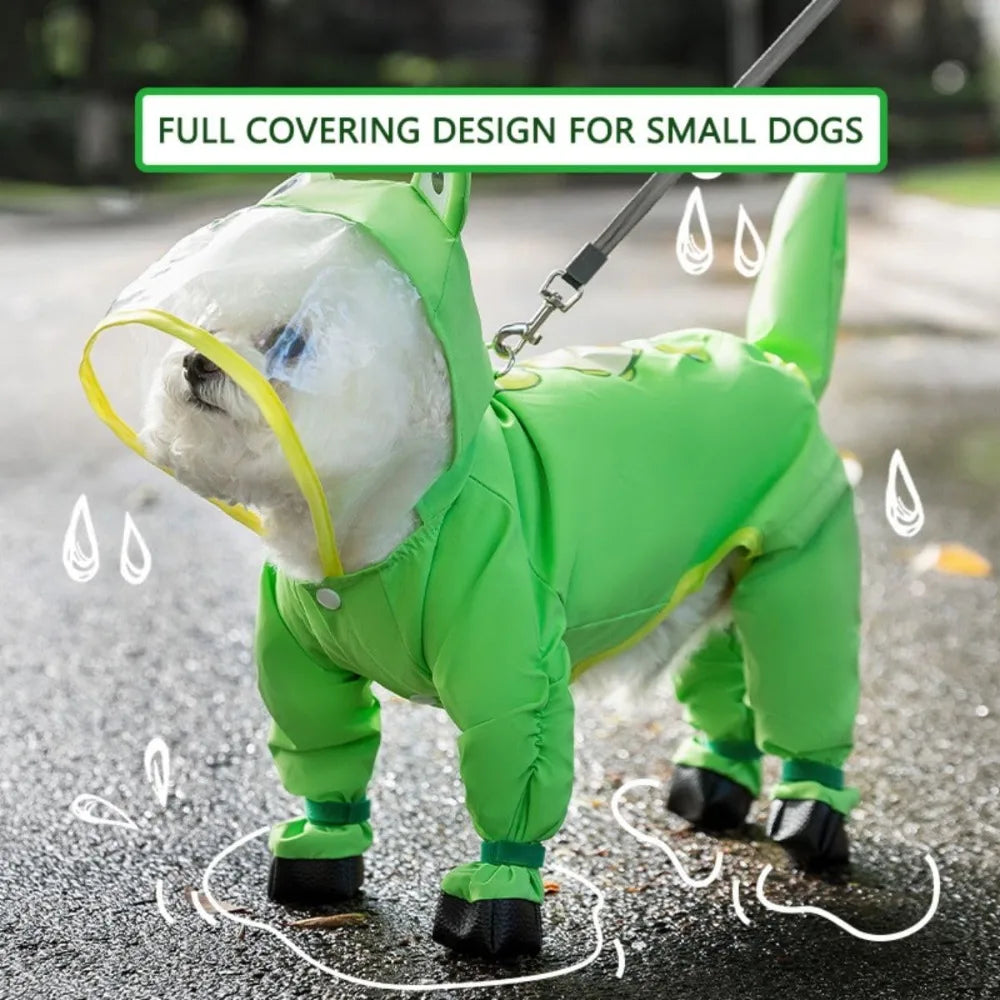 Full-Body Waterproof Dog Raincoat