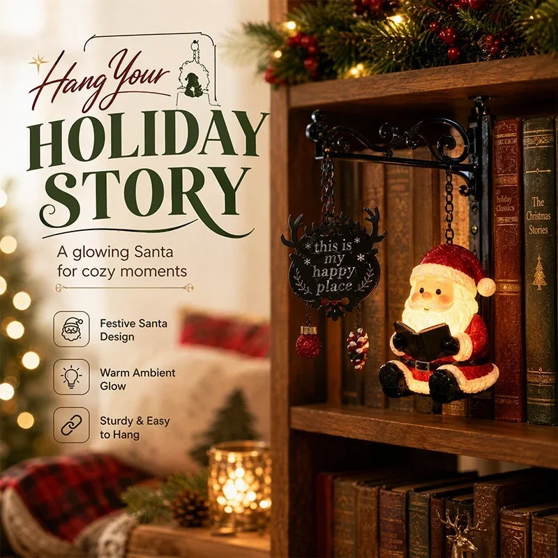 Christmas Bookshelf Character Light