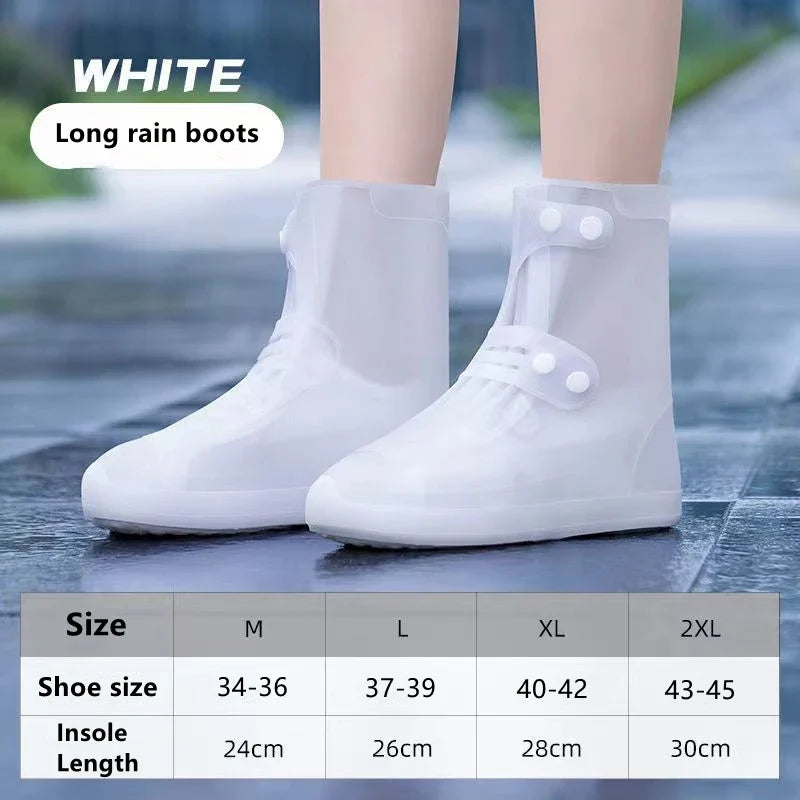 High-Top Waterproof Rain Boot Covers