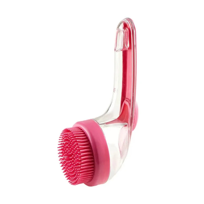 Pet Bath Brush – All-in-One Grooming Tool with Soap Dispenser for Dogs &amp; Cats