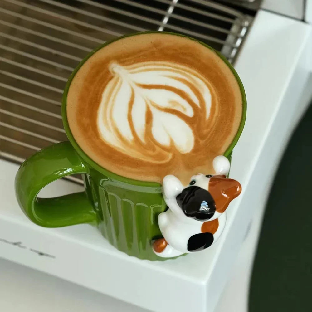 Climbing Cat Coffee Mug