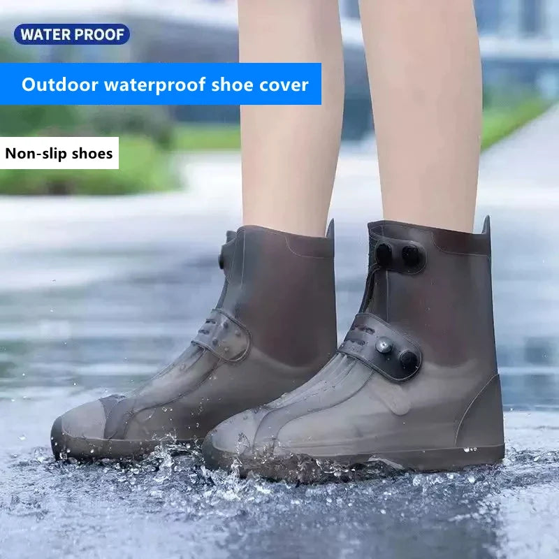 High-Top Waterproof Rain Boot Covers