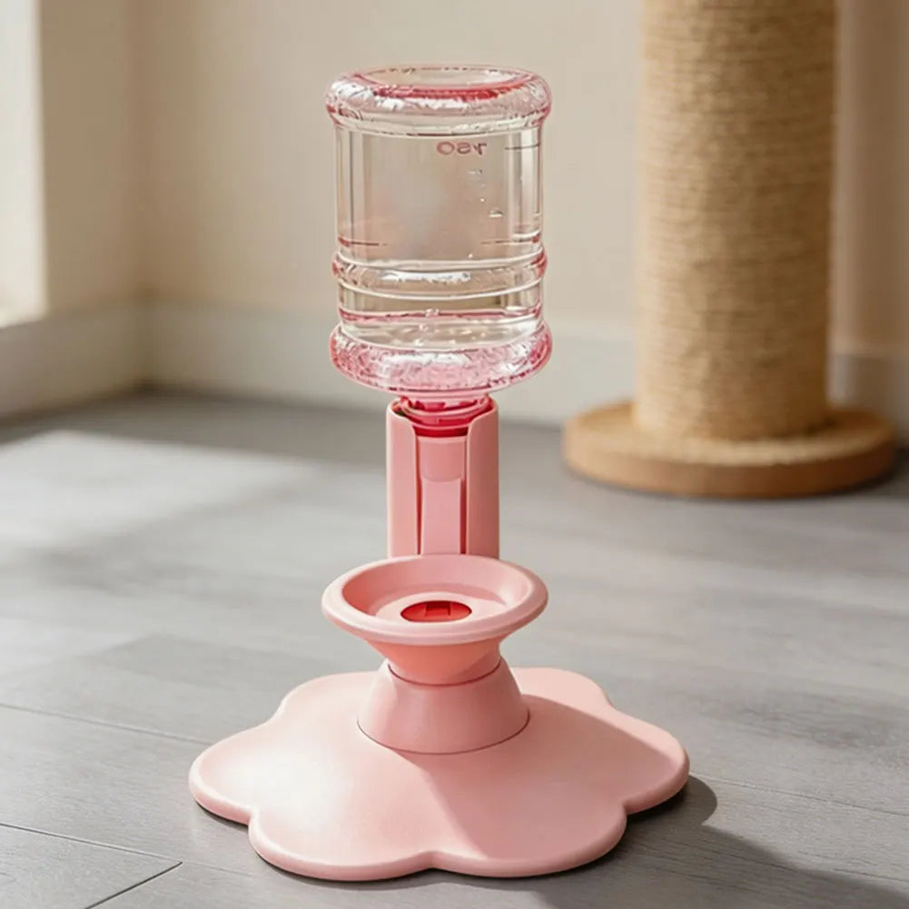 Adjustable Elevated Gravity Pet Water Dispenser