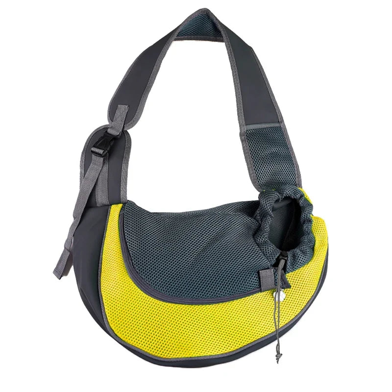Pet Carrier Sling – Breathable Oxford Shoulder Bag for Small Dogs, Cats & Puppies