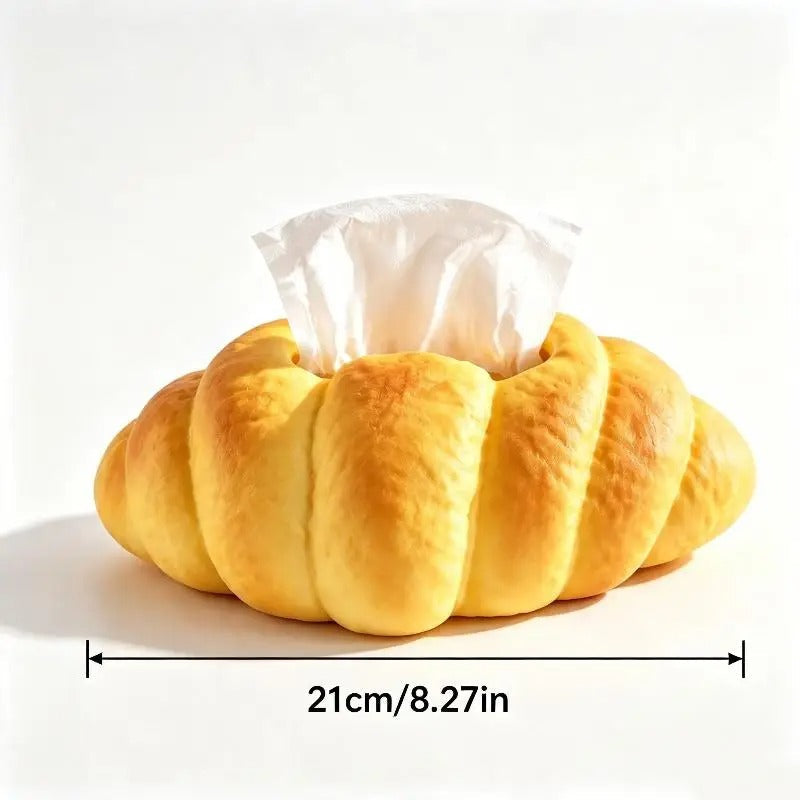 Paris Croissant Tissue Box