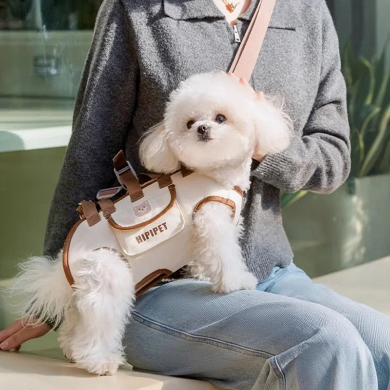Dog Carrier Backpack – Breathable Pet Travel Bag for Small Dogs & Cats
