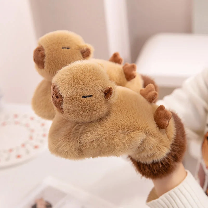 Cute Plush Cartoon Animals Soft Warm Gloves