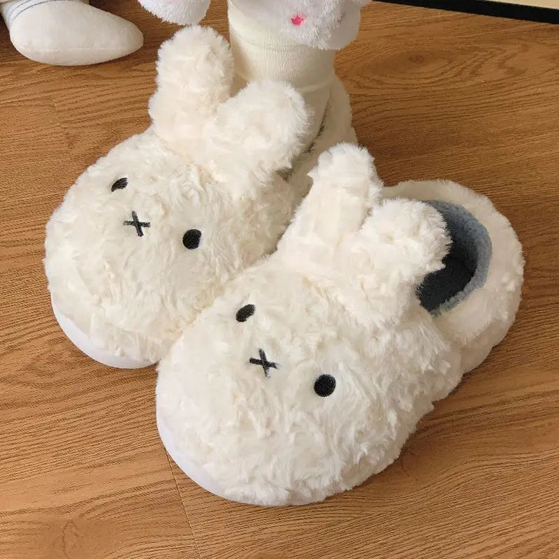 Miffy Bunny Plush Slippers