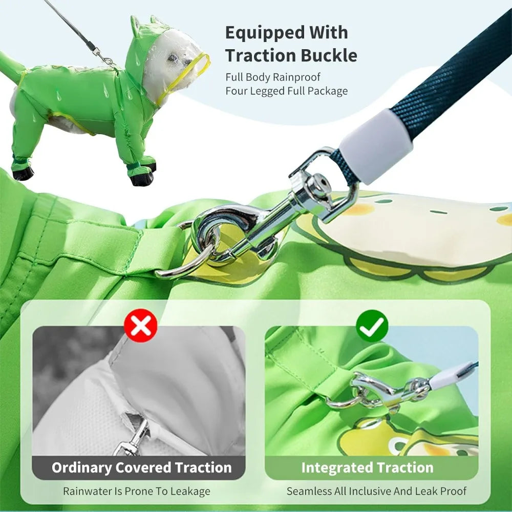 Full-Body Waterproof Dog Raincoat